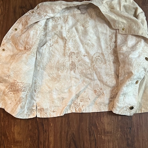 Chico’s jacket size 1 - Picture 2 of 3